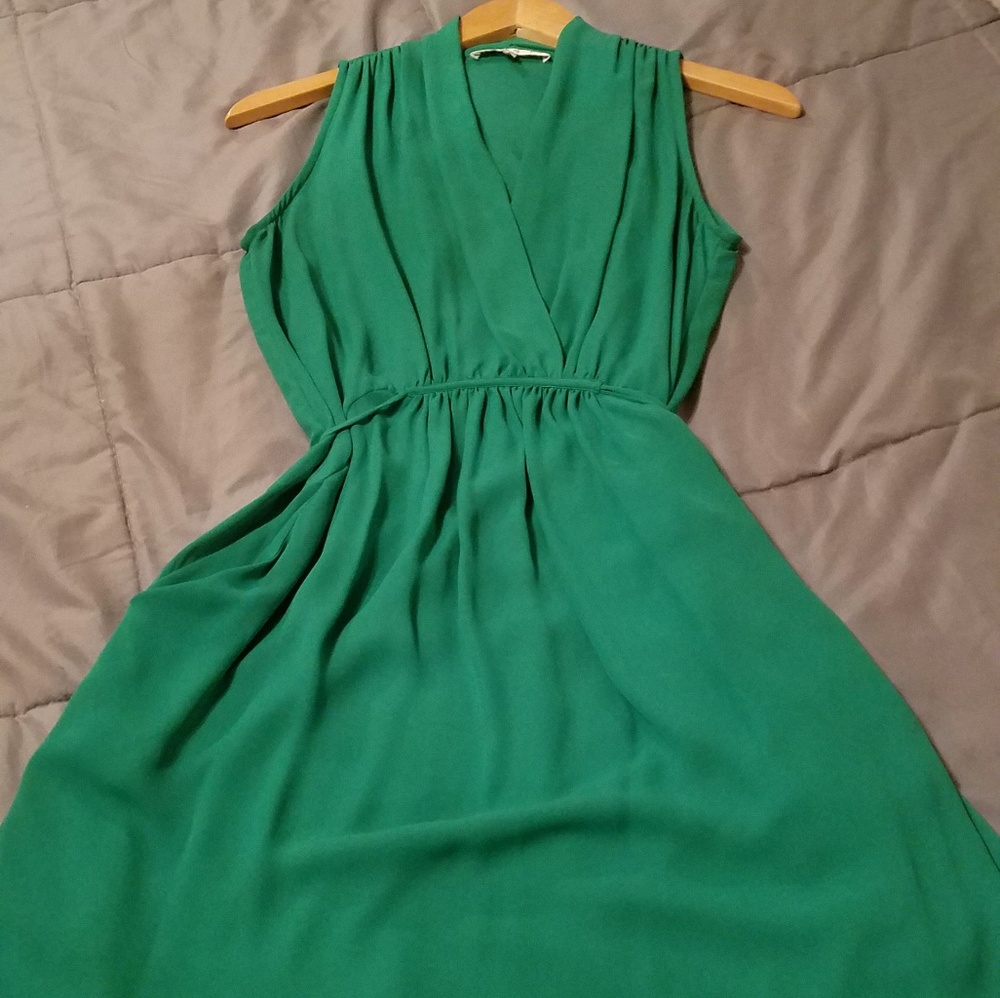 Collective concept green dress